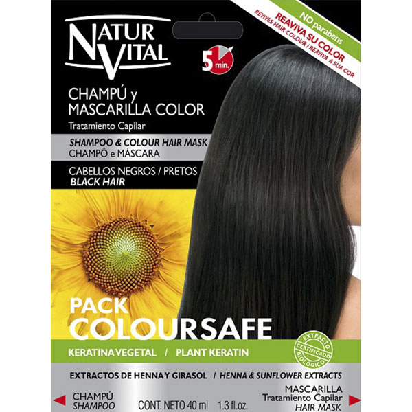 Travel Sachet Black Hair ▷ Natuvital